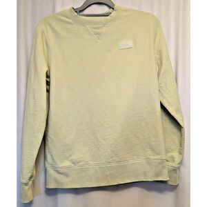 The north face lime green womens M sweatshirt